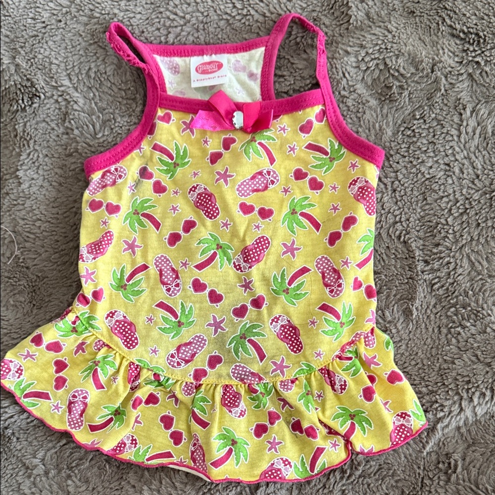 Sundress for female dog (Shih-tzu)